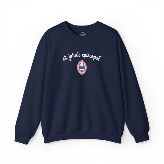 Adult St. John's Episcopal Embroidered Crewneck Sweatshirt