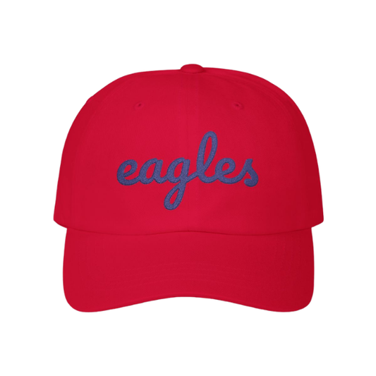 Adult Embroidered Eagles Dad Cap