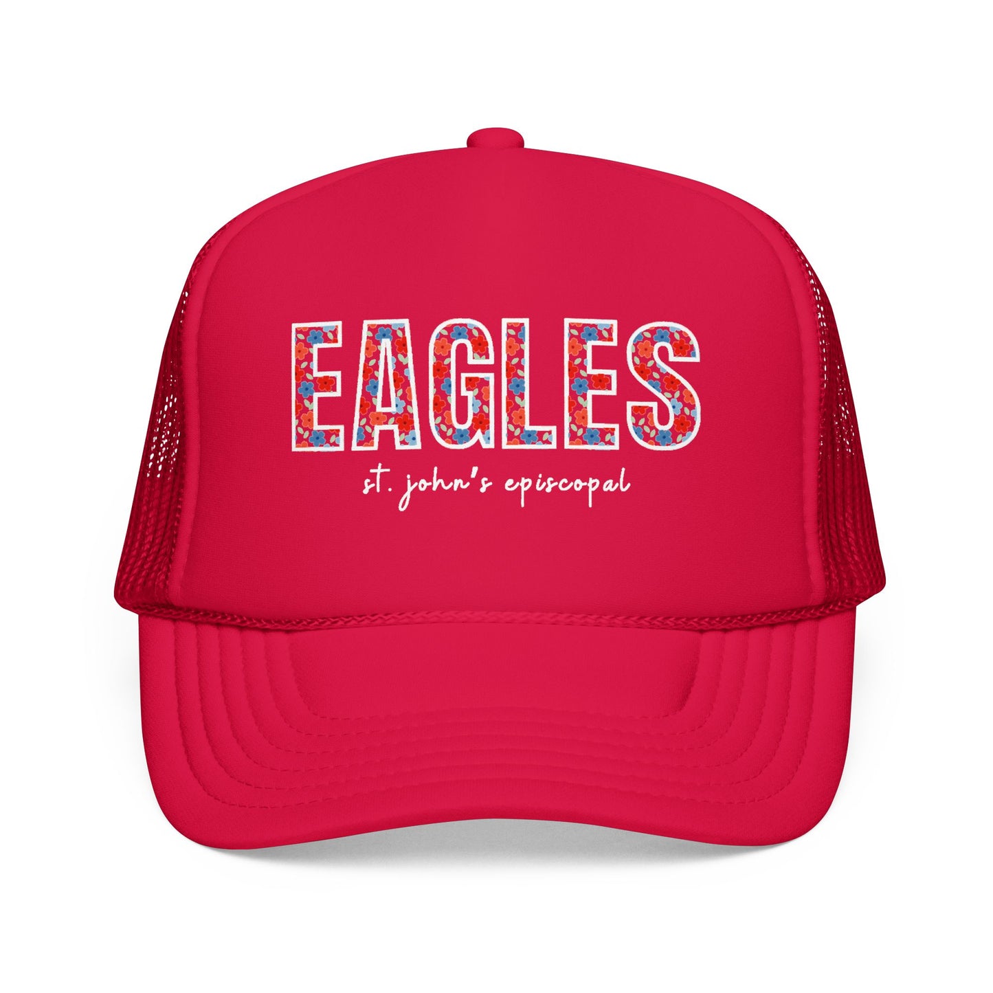 Floral Eagles Trucker Hat