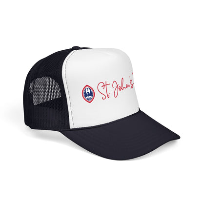 St. John's Eagles Script Trucker Hat