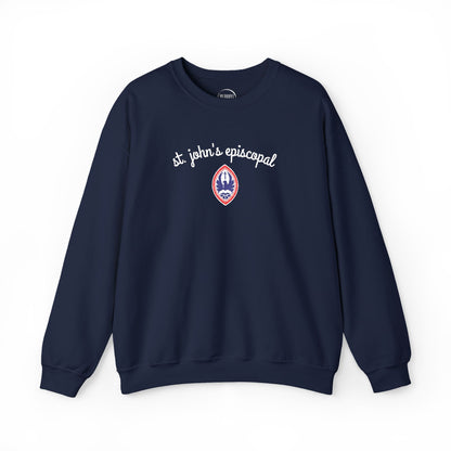 Adult St. John's Episcopal Embroidered Crewneck Sweatshirt