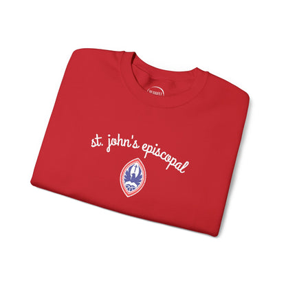 Adult St. John's Episcopal Embroidered Crewneck Sweatshirt