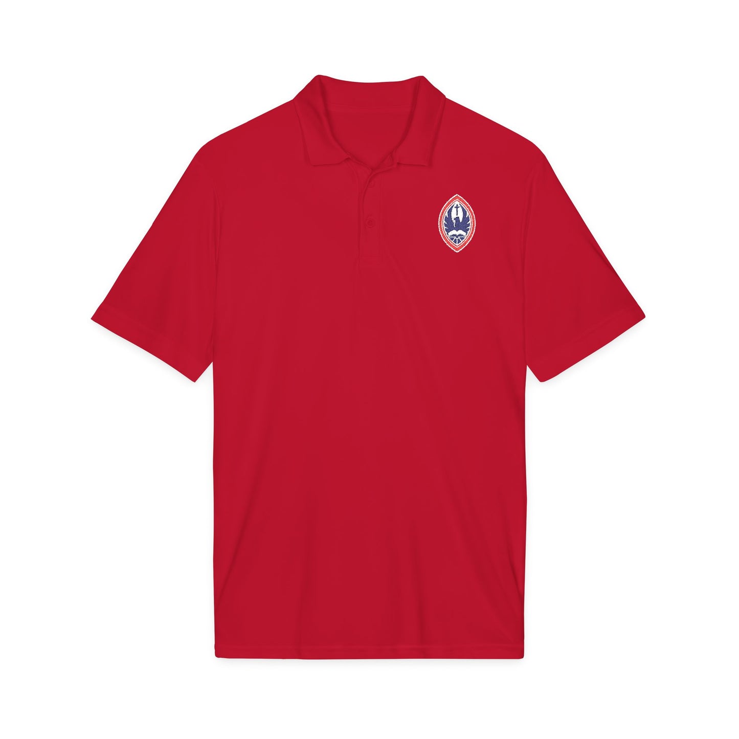 Adult SJE Crest Performance Unisex Polo