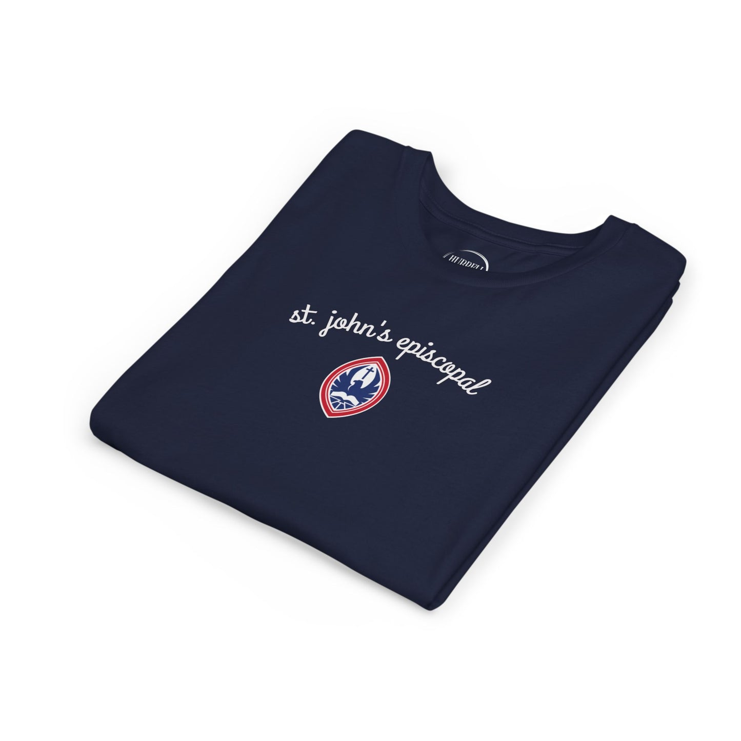 Big Kid Script Crest Tee | Unisex SJE Graphic Bella + Canvas T-Shirt