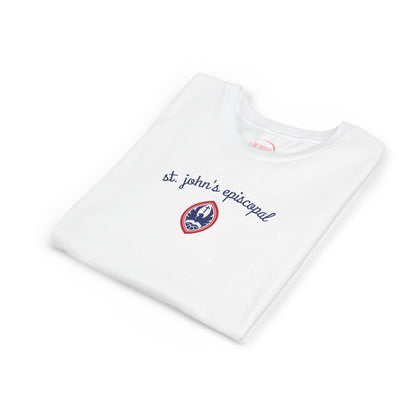Big Kid Script Crest Tee | Unisex SJE Graphic Bella + Canvas T-Shirt