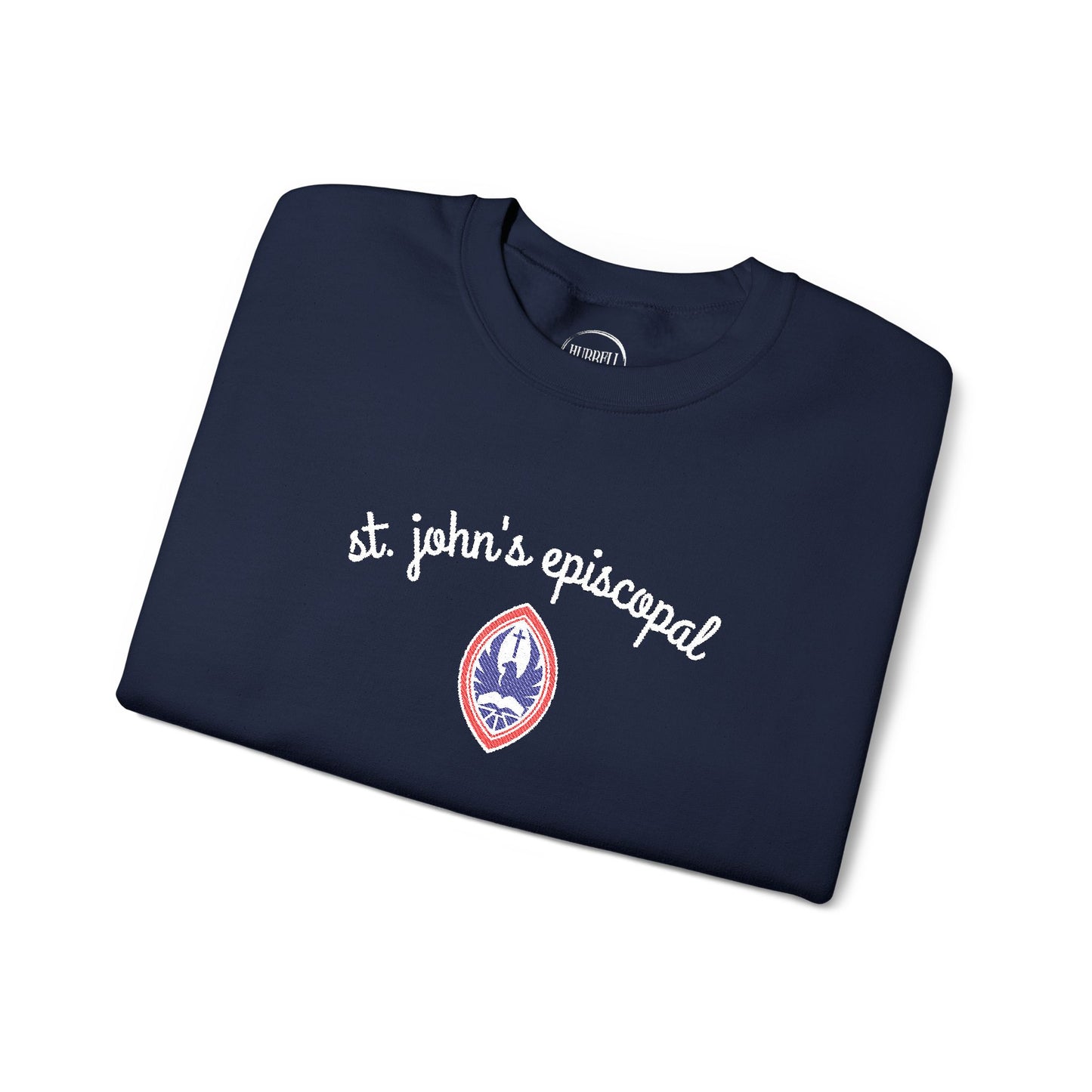 Adult St. John's Episcopal Embroidered Crewneck Sweatshirt