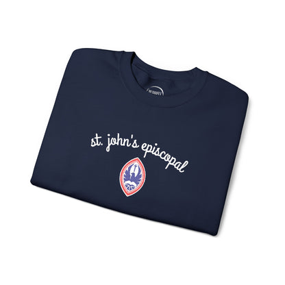 Adult St. John's Episcopal Embroidered Crewneck Sweatshirt
