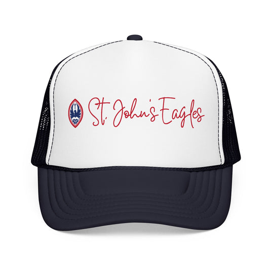 St. John's Eagles Script Trucker Hat