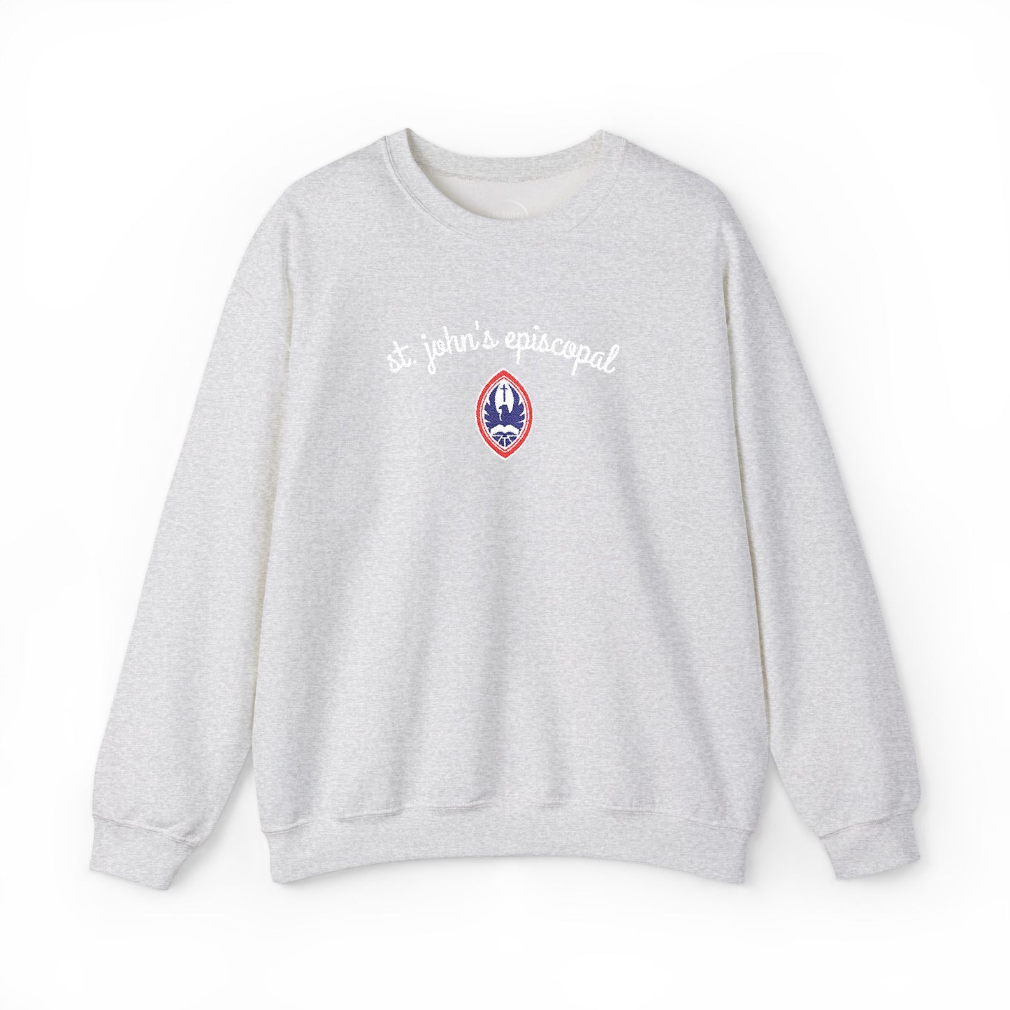 Adult St. John's Episcopal Embroidered Crewneck Sweatshirt