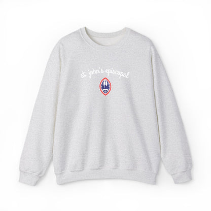 Adult St. John's Episcopal Embroidered Crewneck Sweatshirt