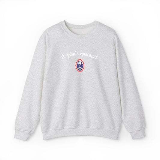 Adult St. John's Episcopal Embroidered Crewneck Sweatshirt