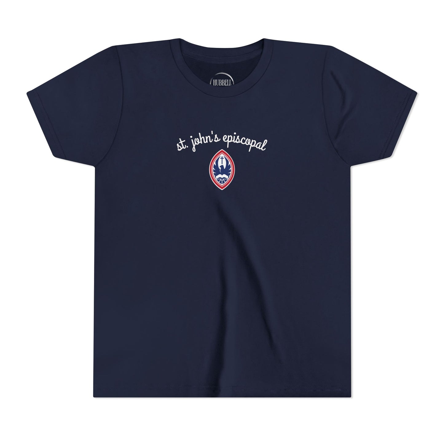 Big Kid Script Crest Tee | Unisex SJE Graphic Bella + Canvas T-Shirt