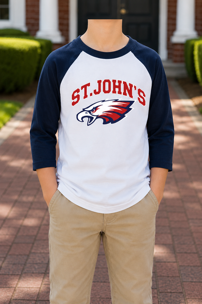 Little Kid Youth Raglan Spirit Tee