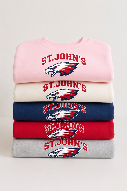 Little Kid Collegiate Crewneck Sweatshirt