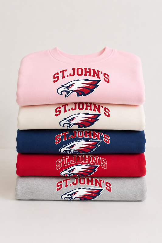 Little Kid Collegiate Crewneck Sweatshirt