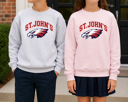 Big Kid Collegiate Crewneck Sweatshirt