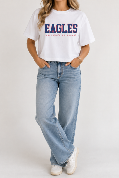 Women's Eagles Boxy Tee | Comfort Colors Tee
