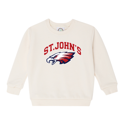 Little Kid Collegiate Crewneck Sweatshirt