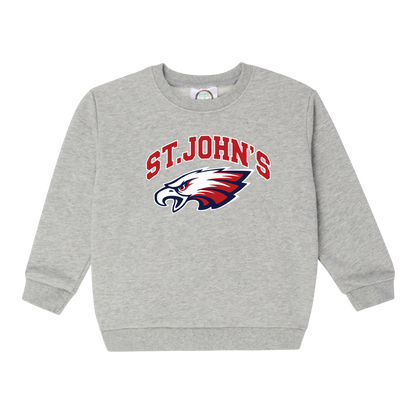 Little Kid Collegiate Crewneck Sweatshirt