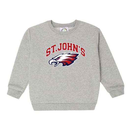 Little Kid Collegiate Crewneck Sweatshirt
