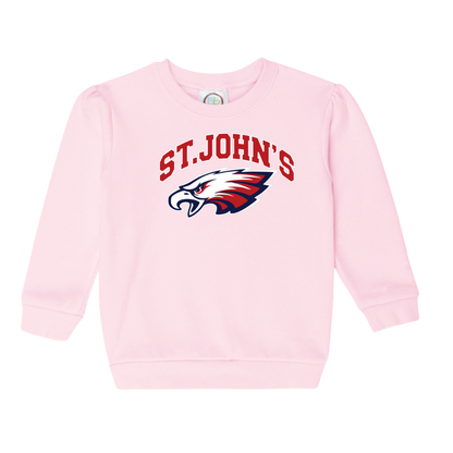 Little Kid Collegiate Crewneck Sweatshirt
