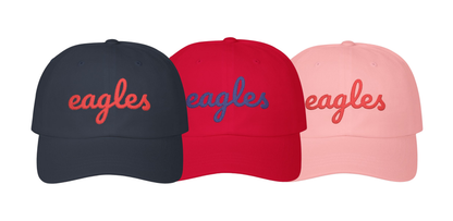 Adult Embroidered Eagles Dad Cap