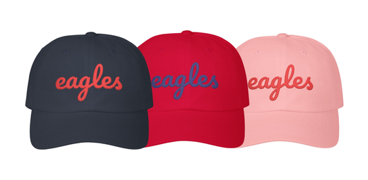 Adult Embroidered Eagles Dad Cap