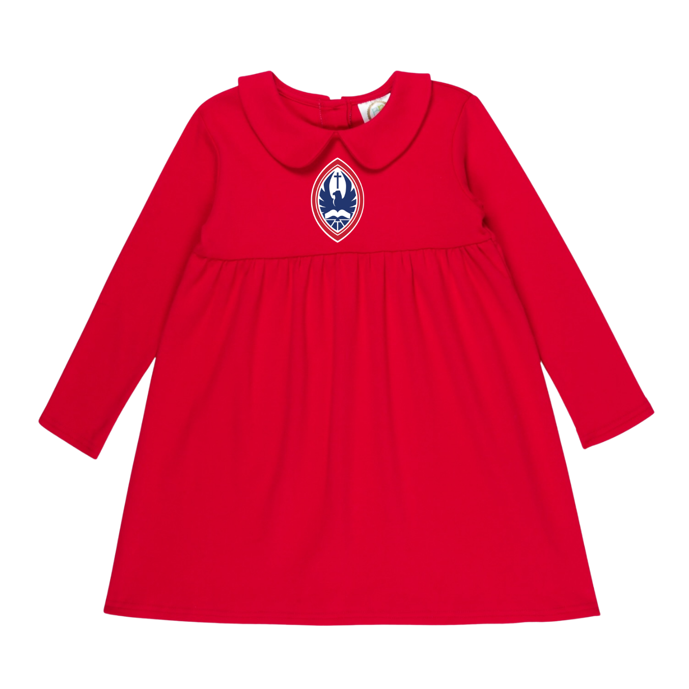 Little Kid St. John’s Long Sleeve Peter Pan Dress